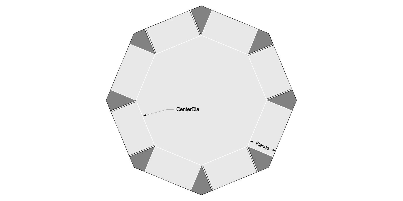 S012_Octagon Tray (F350) - View 2